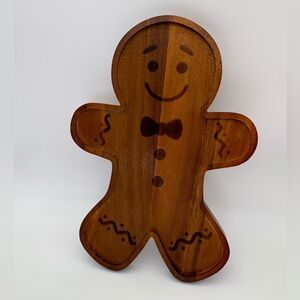 Wooden Gingerbread Man Cutting Board